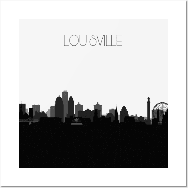 Louisville Skyline V2 Wall Art by inspirowl